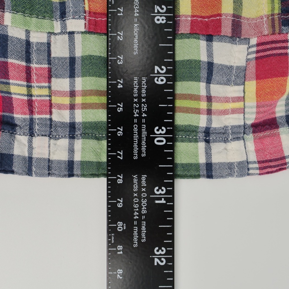 J. Crew Patchwork Short Sleeve Button Down Multic… - image 6